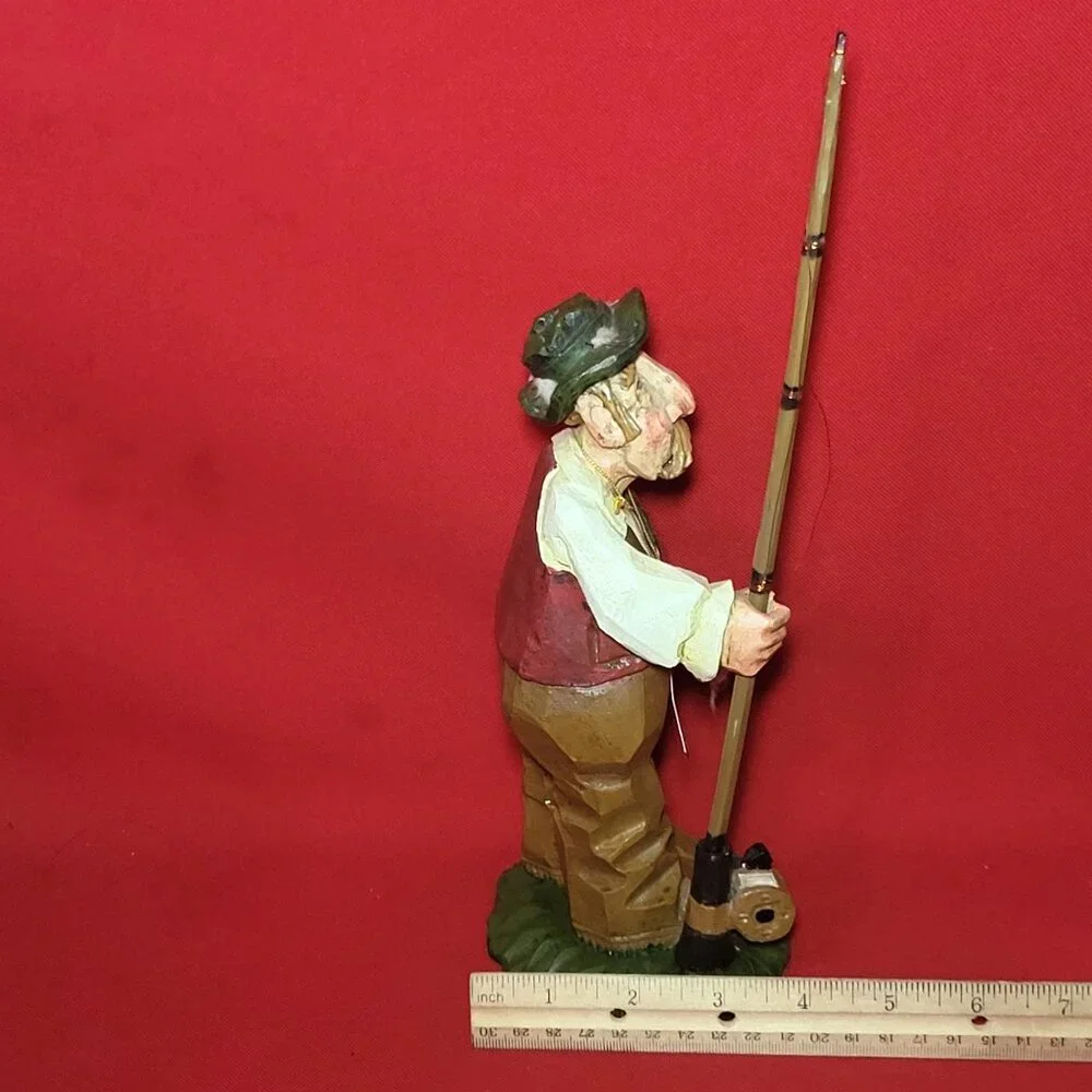 Vintage David Frykman Fishing Legend Figurine 2004
